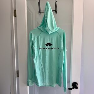 Holo Holo Charters Flight Tech Hoodie Seafoam Medium